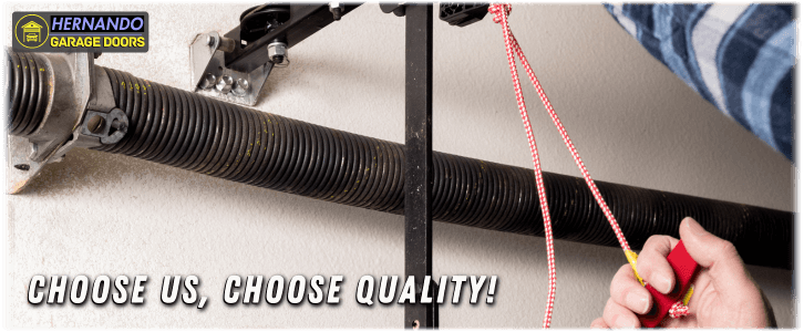 Broken Garage Door Spring Hernando MS
